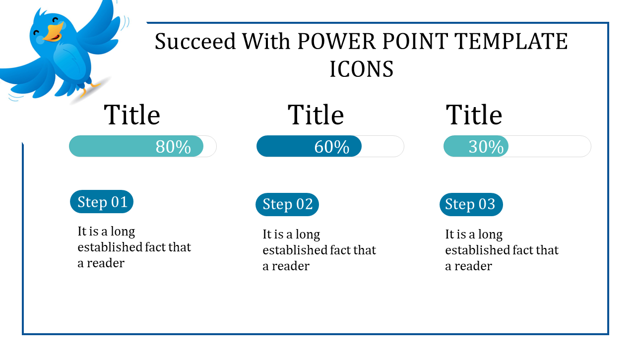 Free - Elegant PowerPoint Template Icons With Three Nodes